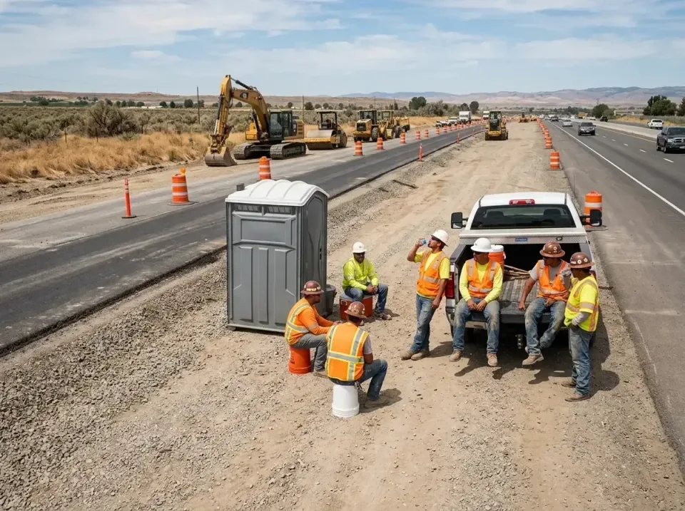 highway-road-construction-crew-007 — frequently asked questions, Porta Potty and Restroom Rentals in Wasco, CA